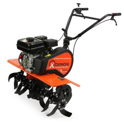 Motozappa Motocoltivatore | Motore 4 Tempi OHV | 196 cc | 6,5 CV | 24 Zappette | Area di Lavoro Regolabile 30-85 cm | Profondità di Lavoro 33 cm